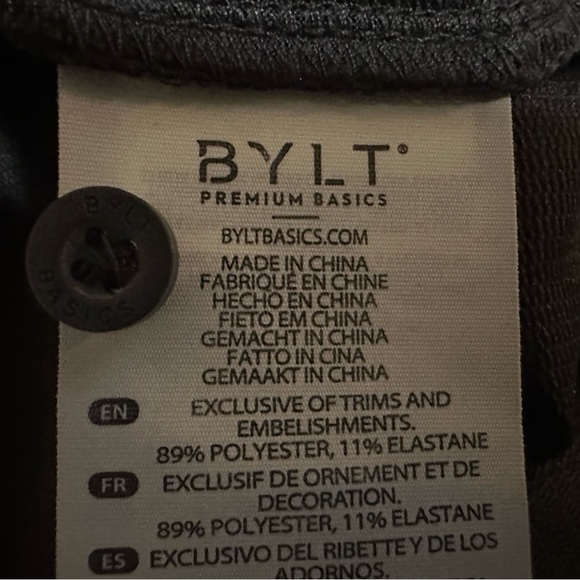 BYLT Executive Stretch Long Sleeve Button Down Gray Shirt - Men’s Medium EUC - Picture 8 of 12